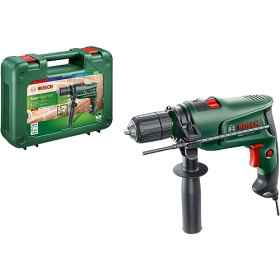 Taladro percutor Bosch EasyImpact 630 – 630 W, con maletín, color verde.