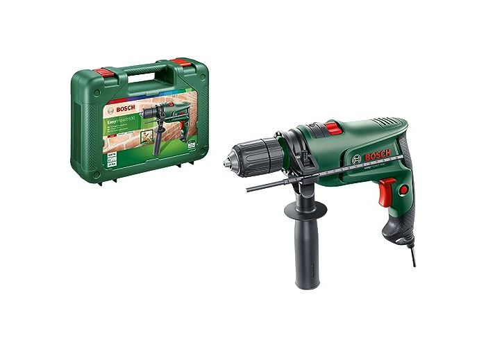 Bosch EasyImpact 630 impact drill – 630 W, in case, green Bosch EasyImpact 630 impact drill – 630 W, in case, green