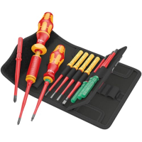 Набор отверток Wera Kraftform Kompakt VDE 16 Torque 1,2–3,0 Нм, сверхтонкий