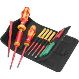 Wera Kraftform Kompakt VDE 16 Juego de destornilladores dinamométricos 1,2–3,0 Nm, extra delgado