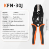 KF CPTEC 9-piece crimping tool set with interchangeable attachments for cable lugs & solar connectors