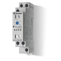 Finder Serie 80 Multifunktions-Zeitrelais Multispannung 240V AC/DC
