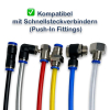 Polyurethane pneumatic hose PUN | 5 meters | Internal 4 mm x internal 2.5 mm