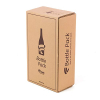 Cajas para envío de botellas, paquete de 2 (5 unidades) SOLO CAJAS, embalaje de alta protección, ecológico