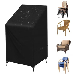 Funda protectora para muebles SIRUITON, para jardín y balcón, impermeable, con protección UV, 120x65x81 cm.