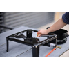 ROTHENBERGER industrial camping stove with 1.5 m propane hose and pressure regulator for camping and outdoor use