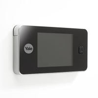 Mirilla digital Yale YY45, gran angular de 105°, pantalla de 3,2", color plata.