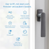 SIEGENIA Smart-Fenstergriff Gen 2 Anthrazit – Vernetzte Steuerung & Komfortfunktion