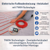 Electric underfloor heating cable 16W/m – 700W, 43.75m, TWIN technology