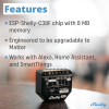 WiFi Smart Relay Switch Power Meter Shelly 2PM Gen3 2 Channels 16A Light Roller Shutter Timer Alexa Google Home 2-Pack