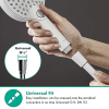 hansgrohe Isiflex shower hose 1.60 m, anti-twist, kink-resistant, matt white