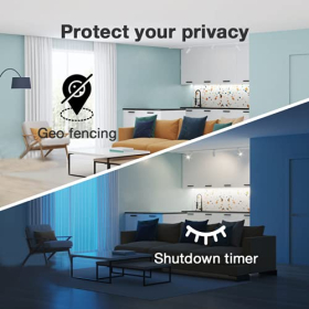 2K 3MP внутрішня камера, 5 ГГц Wi-Fi, огляд 360°, виявлення руху зі штучним інтелектом, нічне бачення, двосторонній аудіозв'язок