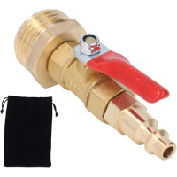 Aramox Winter Purge Adapter Messing, Schnellkupplung für Wasserleitungen und Fahrzeuge