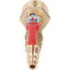 Aramox Winter Purge Adapter Brass, quick coupling for water pipes and vehicles