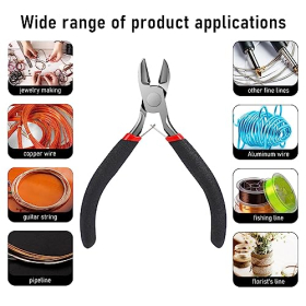 Alicates de corte lateral de precisión para manualidades, alambre para joyería, cables y trabajos de precisión