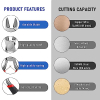 Precision side cutters for crafts, jewelry wire, cables and fine work