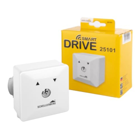 Schellenberg wall-mounted key switch, white