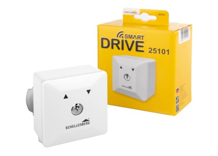 Schellenberg wall-mounted key switch, white Schellenberg wall-mounted key switch, white