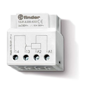 Finder relay for panel mounting, 1 normally open contact, 230V AC, 12A at 250V AC