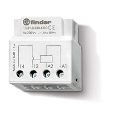 Finder relay for panel mounting, 1 normally open contact, 230V AC, 12A at 250V AC