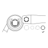 Bosch Pro dust extraction hood for angle grinders Ø 115–125 mm, Professional accessory
