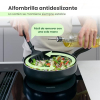 MoreCore induction hob protective mat, 5-piece set, also usable as a trivet