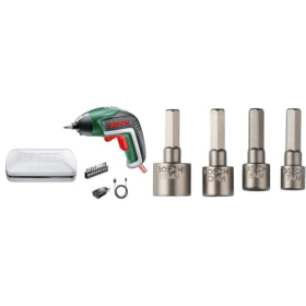 Аккумуляторная отвертка Bosch IXO Basic 3,6 В с набором торцевых ключей, 5-е поколение