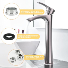 16-teiliges Wasserhahn Adapter Set 16–28 mm für Garten- und Küchenanschlüsse, mit Dichtungen