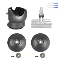 Dyson V10/V11/V15 Replacement Floor Brush with Ball Wheel and High-Torque Cleaning Head 100W