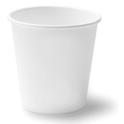 Cocobanana Pappbecher 180 ml für heiße und kalte Getränke, Weiß