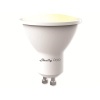 Lámpara inteligente WiFi Shelly Duo RGBW GU10 con función de atenuación y cambio de color.