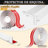 Tiras protectoras autoadhesivas para esquinas, flexibles e impermeables, para puertas y paredes.
