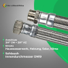 Flexschlauch DN19 Edelstahlgeflecht 3/4 Zoll, 70 cm