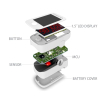 Fingertip Pulse Oximeter YM101, tragbares Pulsoximeter zur Messung von SpO₂, Puls und Perfusionsindex