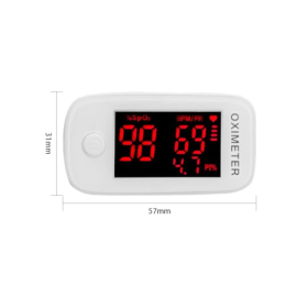 Fingertip Pulse Oximeter YM101, tragbares Pulsoximeter zur Messung von SpO₂, Puls und Perfusionsindex