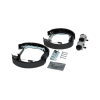 BOSCH KS666 brake shoe set for drum brakes, pre-assembled complete set for the rear axle