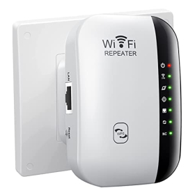 Wi-Fi ретранслятор 300 Мбит/с 2,4 ГГц с портом Ethernet и функцией WPS