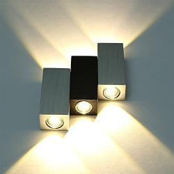 6W LED-Wandleuchte für Innenräume, moderne Aluminium-Wandleuchte mit Up-&-Down-Licht