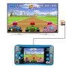 Tragbare Spielkonsole QS-4 mit TV-Anschluss, Blau