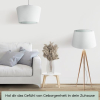 Lampen­schirm aus Baumwolle E14/E27 Wogati Premium, Weiß, XXL