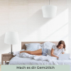 Lampen­schirm aus Baumwolle E14/E27 Wogati Premium, Weiß, XXL