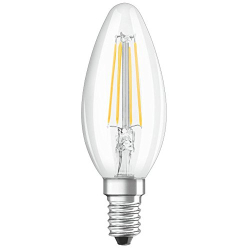 Светодиодная лампа-свеча OSRAM LEDVANCE B40 E14, 4 Вт, 2700K
