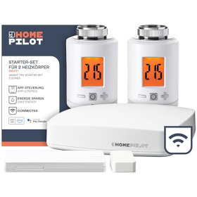 Smart radiator thermostat set HOMEPILOT starter set for 2 radiators with gateway