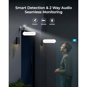 Вулична камера спостереження Reolink Lumis 2K 4MP з прожектором та Wi-Fi