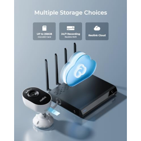 Вулична камера спостереження Reolink Lumis 2K 4MP з прожектором та Wi-Fi