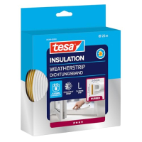 Tesa Moll P-profile sealing tape for insulating doors and windows in white