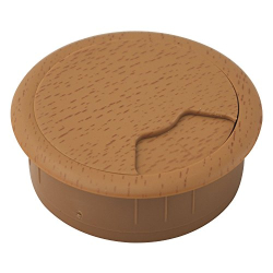 VASALAT cable grommet made of beech wood for furniture and worktops