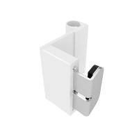 Adaptadores de abrazadera Windhager para ventanas con mosquitera, no requieren perforación, juego de 3