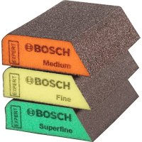 Bosch Professional EXPERT S470 Handschleifschwämme, 3er-Set, mittel/fein/sehr fein