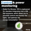 Shelly Pro Dimmer 1PM WLAN Hutschienen Dimmer mit Energieverbrauchsmessung